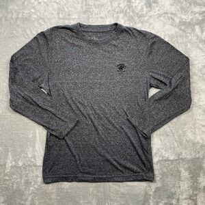 Beaverly Hills Polo Club Mens Gray Heathered Long Sleeve Crew Neck Shirt Size S